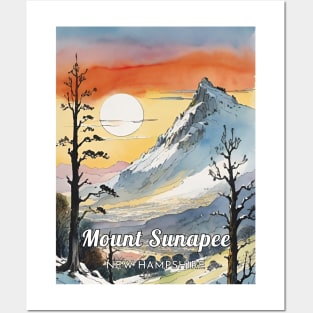 Mount Sunapee ski New hampshire usa Posters and Art